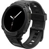 „Spigen Rugged Armor Pro“, matinis juodas - „Galaxy Watch 8“ (40 mm)