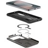 Spigen Slim Armor Mag MagSafe dėklas skirtas Samsung Galaxy S25 FE – pilkos spalvos
