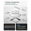 Spigen Ultra Hybrid Mag MagSafe dėklas skirtas Samsung Galaxy S26+ – skaidrus ir mėlynos spalvos