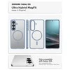 Spigen Ultra Hybrid Mag MagSafe dėklas skirtas Samsung Galaxy S26 – Clear mėlynos spalvos