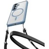 Spigen Ultra Hybrid Mag MagSafe dėklas skirtas Samsung Galaxy S26 – Clear mėlynos spalvos