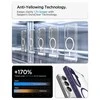 Spigen Ultra Hybrid Mag MagSafe dėklas skirtas Samsung Galaxy S26 – Clear violetinės spalvos