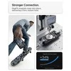 Spigen Ultra Hybrid Mag MagSafe dėklas skirtas Samsung Galaxy S26+ Zero One – skaidrus ir juodos spalvos