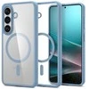 Spigen Ultra Hybrid Mag MagSafe dėklas skirtas Samsung Galaxy S26+ – skaidrus ir mėlynos spalvos