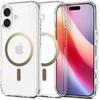 Spigen Ultra Hybrid MagSafe dėklas skirtas Apple iPhone 17 – skaidrus auksos spalvos