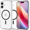 Spigen Ultra Hybrid MagSafe dėklas skirtas Apple iPhone 17 – skaidrus pilkos spalvos
