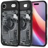 Spigen Ultra Hybrid MagSafe dėklas skirtas Apple iPhone 17 Air Zero One – juodos spalvos