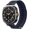 „Spigen“ medžiaginis dirželis (su lipdukais), tamsiai mėlynas – „Samsung Galaxy Watch Ultra 47mm“