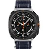 „Spigen“ medžiaginis dirželis (su lipdukais), tamsiai mėlynas – „Samsung Galaxy Watch Ultra 47mm“