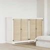 Spintelės durys su durimis 4 pcs Natūrali 49,5 x 2,1 x 110 cm