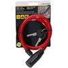 Dunlop Dviračio spyna spiralė su raktu 1,2x65 cm raudona
