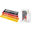 Pure2Improve | Resistance Bands Set of 5 | Juodas, Pilkas, Oranžinis, Raudona, Geltona