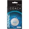 Stalo teniso kamuoliukai DONIC P40+ Coach 1žv. 6vnt Baltas