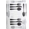 Staltiesė Splendid FORK, balta/juoda, 150 x 180 cm