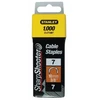 Kabelių kabės Stanley 1-CT108T 12 mm Type-7 (1000 vnt.)