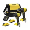 Akumuliatorinių įrankių rinkinys Stanley SFMCK201D2T-QW; 18 V; 2x2,0 Ah akum.