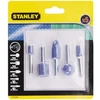 STANLEY ŠLIFAVIMO AKMENYS 5vnt. fi = 6mm (rutulys, didelis ir mažas cilindras, kūgis, ovalas)