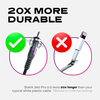 STATIK Statik 360 Pro, Universal Magnetic Charging Cable, 1m, Juodas