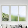 Elektrostatinė langų plėvelė Frosted Pilka 90 x 500 cm PVC