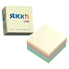 Stickxb4N Lipnūs lapeliai Stick´N 21013, 76x76mm, 400 lapelių, įvairių pastelinių spalvų