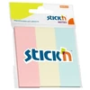 Stickxb4N Lipnūs lapeliai Stick´N 21128, 76x25mm, 3x50 lapelių, 3 pastelinės spalvos, blisteryje