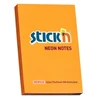 Stickxb4N Lipnūs lapeliai Stick´N 21160, 51x76mm, 100 lapelių,Neoninės oranžinės spalvos