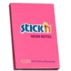 Stickxb4N Lipnūs lapeliai Stick´N 21161, 51x76mm, 100 lapelių,Neoninės rožinės spalvos