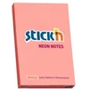 Stickxb4N Lipnūs lapeliai Stick´N 21162, 51x76mm, 100 lapelių,,neoninės rožinės spalvos