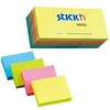 Stickxb4N Lipnūs lapeliai Stick´N 21532, 38x51mm, 12x100 lapelių, 4 neoninės spalvos