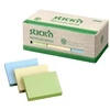 Stickxb4N Lipnūs lapeliai Stick´N Eco 21407, 38x51mm, 12x100 lapelių, 3 pastelinių spalvų