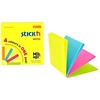 Stickxb4N Lipnūs lapeliai Stick´N Magic Pads 21571, 76x76mm, 4x25 lapelius, 4 neoninės spalvos