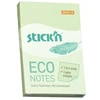 Stickxb4N Lipnūs lapeliai StickN, 21744, Eco, 76x51mm, 100 lapelių, šviesiai žalios spalvos