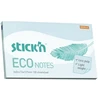 Stickxb4N Lipnūs lapeliai StickN, 21751, Eco, 76x127mm, 100 lapelių, melsvos spalvos