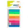 Stickxb4N Plastikiniai žymekliai Stick´N 21401, 45x8mm, 8 neoninės spalvos po 20 vnt., blisteryje