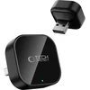 Stiprintuvas TECH-PROTECT ULTRABOOST CA01 APPLE CARPLAY / ANDROID AUTO ADAPTERIS USB BLUETOOTH 5.4 MATINĖ JUODA
