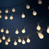 Saulės energija įkraunama LED girlianda FROSTED BALLS SFB61 6,5m 30 lempučių šiltai balta Forever Light
