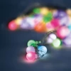 Saulės energija maitinama LED girlianda FROSTED BALLS SFB62 6,5m 30 lempučių, daugiaspalvė Forever Light