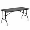 Sudedamas sodo kateringinis stalas 153×70 cm, lagamino tipo, juodas MultiGarden
