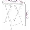 Sulankstomas bistro stalas, 55x54x71cm, tikmedis ir plienas