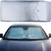 Dunlop sulankstomas saulės skydelis veidrodžiui 130x60 cm