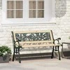 Sodo suolas su pagalve Ruda 116 x 54 x 73 cm Medis