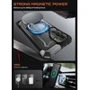 SupCase UB GRIP MAG MagSafe Samsung Galaxy S26 dėklas juodos spalvos