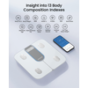 Virtuvinės svarstyklės RENPHO Elis 1C Smart Body Scale Baltas