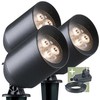 Lubinis šviestuvas Šviestuvas Ludeco STIG PL3023, 1.5W, LED, IP44, juodas