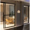 Viokef 10W LED sieninis šviestuvas EVA, skaidrus/antracito sp., 3000K, 4277600