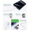 T-PHOX LAIDAS CC15 SERIJOS USB-C/USB-C 60W 3A 2M Baltas