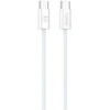 T-PHOX CC15 SERIJOS USB-C/USB-C LAIDAS 60W 3A Baltas