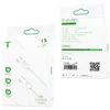 T-PHOX CC15 SERIJOS USB-C/USB-C LAIDAS 60W 3A Baltas