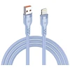 T-PHOX KABELIS BOLD USB/LIGHTNING 3A DANGAUS MĖLYNOS SPALVOS