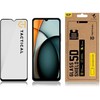 Tactical apsauginis stiklas Shield 5D skirtas Xiaomi Redmi A3 2024 su juodos spalvos krašteliu